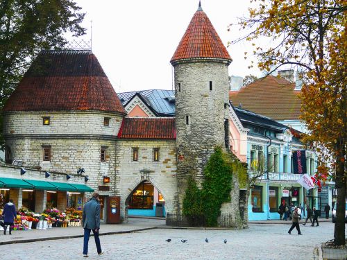 old town old medieval town tallinn