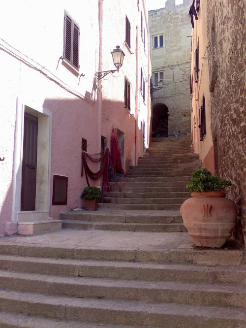 old town stairs holiday