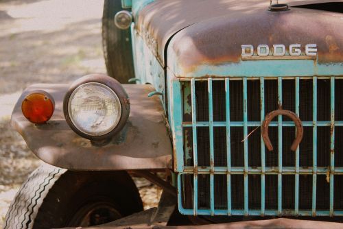 old truck dodge rust
