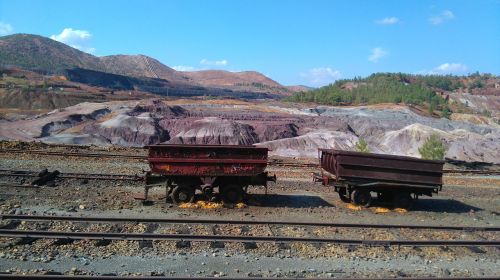 old wagons mines riotinto huelva