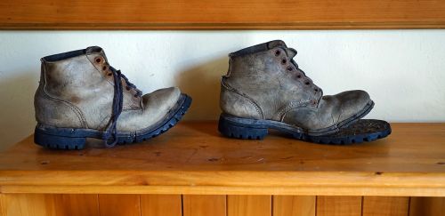 old wanderschuhe sole mountaineering shoes