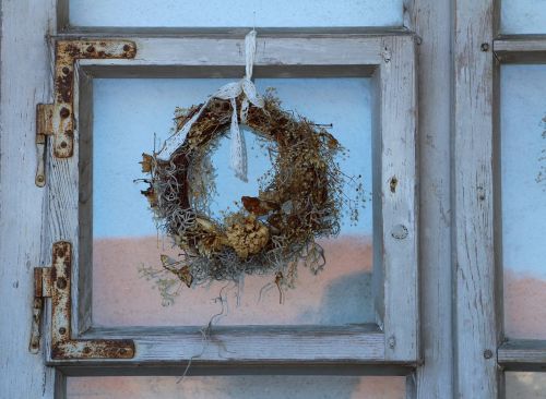 old window antique weathered