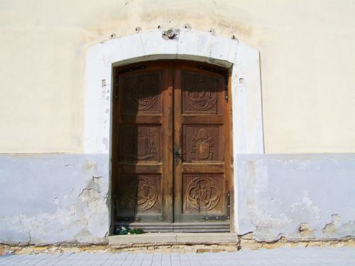 old wooden door paneled doors ancient