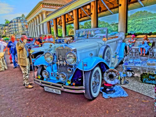 oldtimer exhibition painting