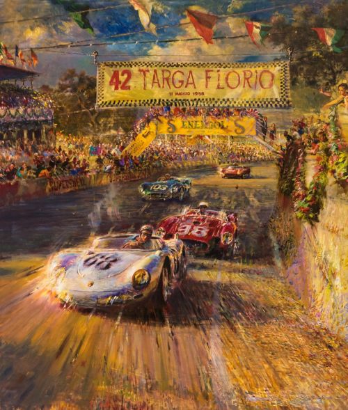 oldtimer car racing race