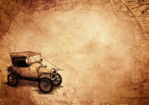 oldtimer  map of the world  steampunk