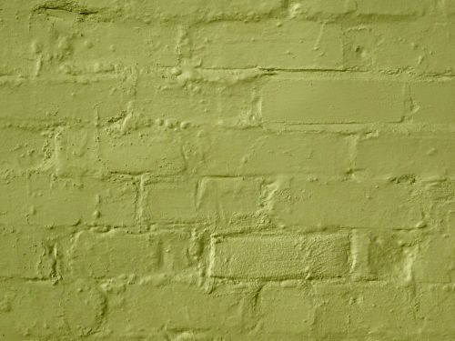 Olive Green Bricks Background