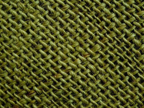 Olive Woven Twine Background