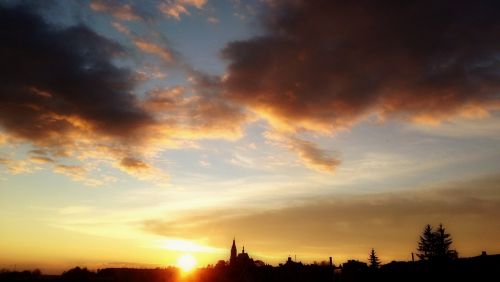 olkusz poland sunset