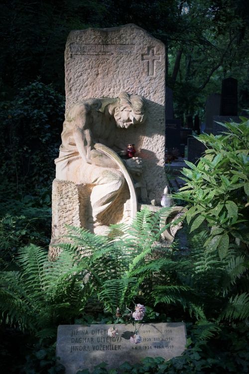 olšany cemetery czech republic old