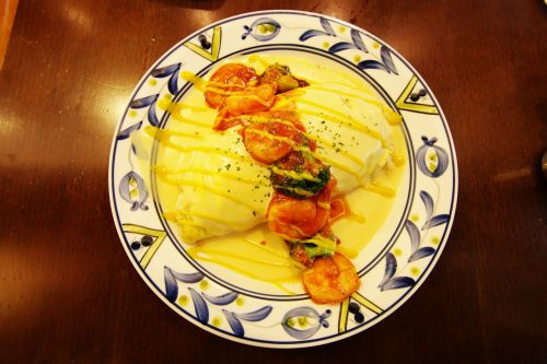 omelette restaurant food