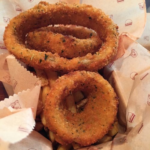 onion rings fried lunch