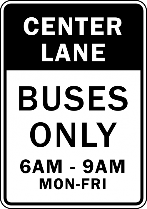 only lane buses