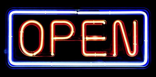 open  neon open sign  open sign