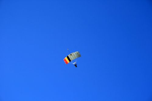 Open Canopy Of Parachute