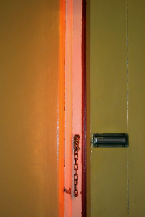 Open Door With Security Chain