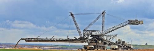 open pit mining commodity removal