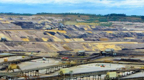open pit mining inden raw materials