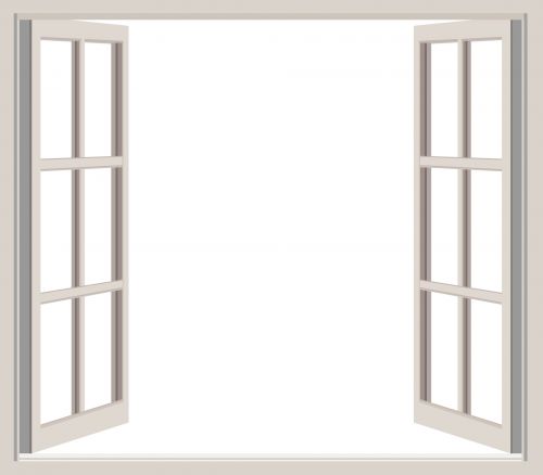 Open Window Frame Clipart