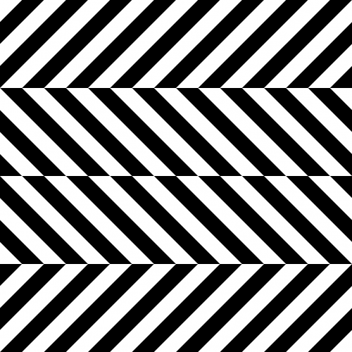 optical illusion black stripes