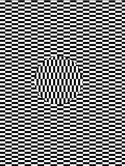 optical illusion monochrome geometric