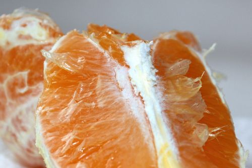 orange fruit pulp