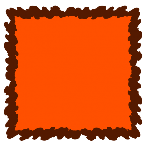 orange frame background
