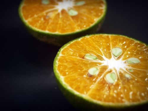 orange fruit slice