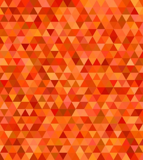 orange triangle background