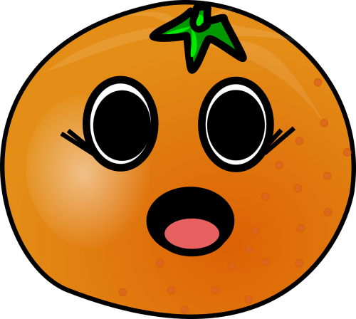 orange face comic