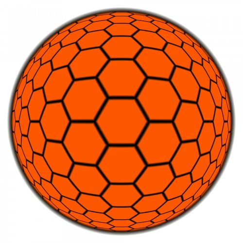 Orange 3d Ball