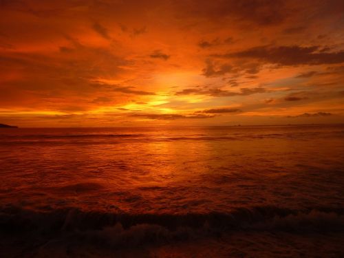 orange sunset sunrise