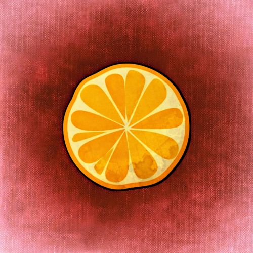 orange disc fruit