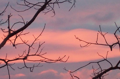 Orange And Blue Sunrise