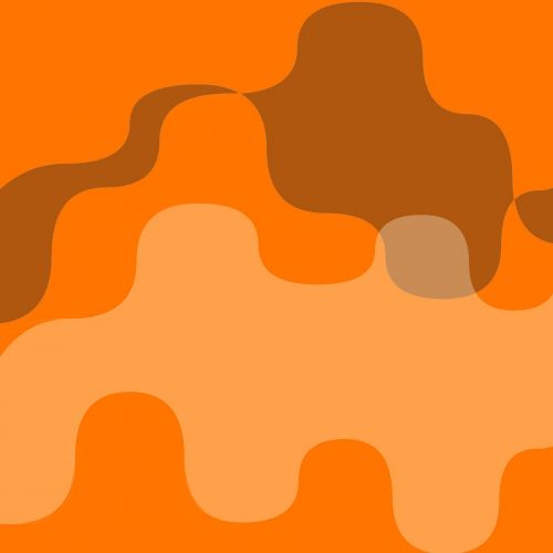 Orange Brown Shapes