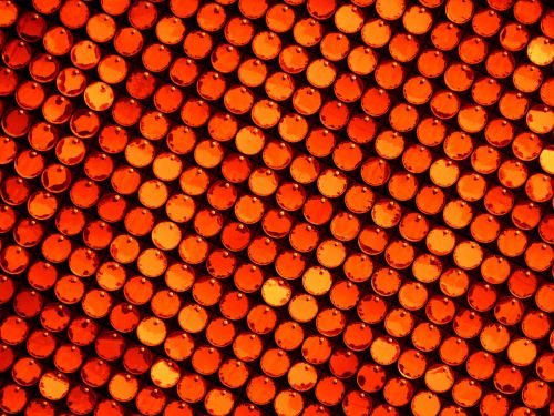 Orange Circular Pattern Background