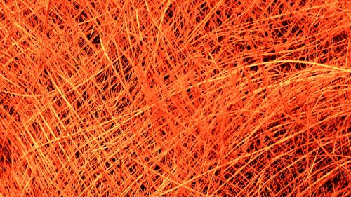Orange Colored Straw Background