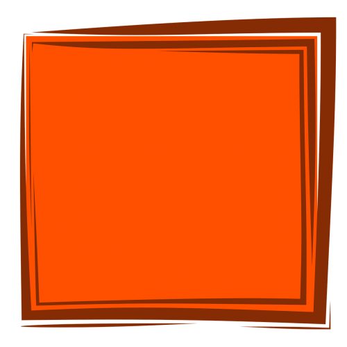 orange frame frame background