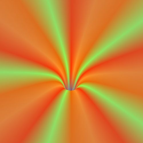 Orange Green Vortex