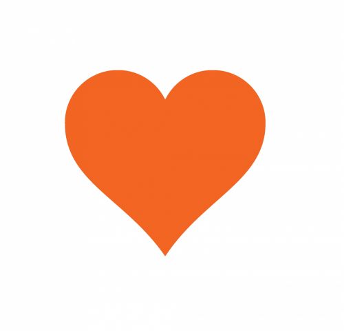 Orange Heart