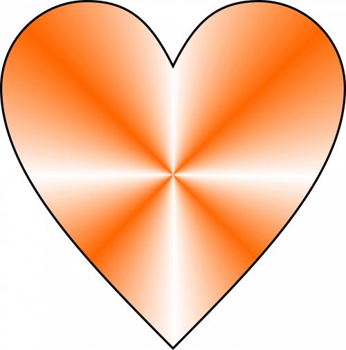 Orange Heart 2