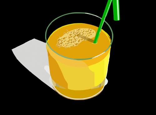 orange juice glass juice