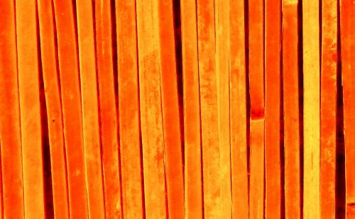 Orange Painted Fence Background