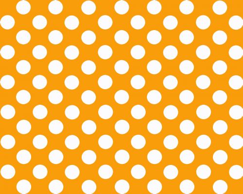 Orange Polka Dot Background