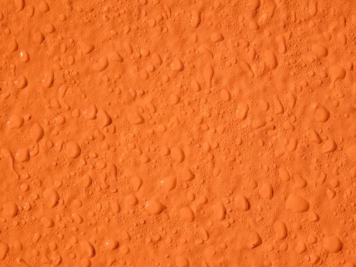 Orange Water Droplets Background