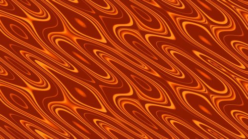 Orange Wave Abstract Background