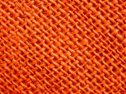 Orange Woven Twine Background