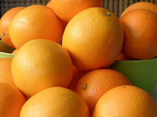 oranges fruit bowl orange