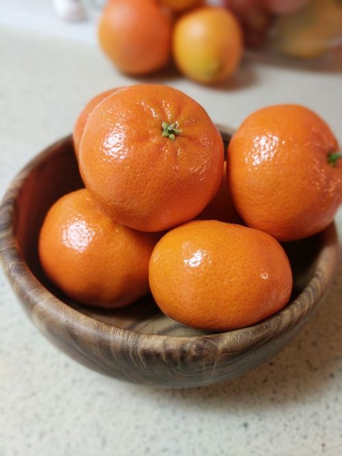 oranges fruit bowl