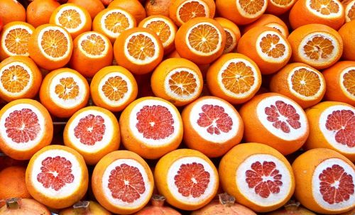 oranges orange grapefruit